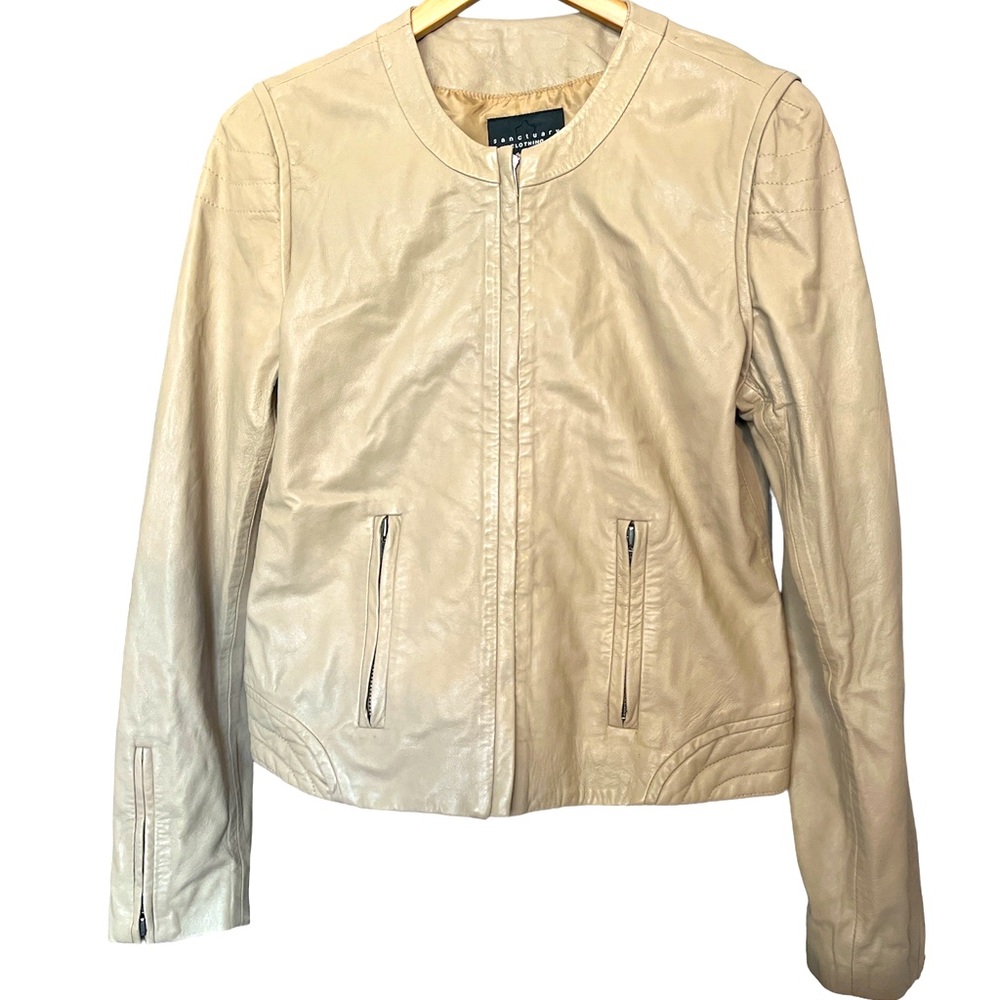 Gorgeous leather Sanctuary jacket!